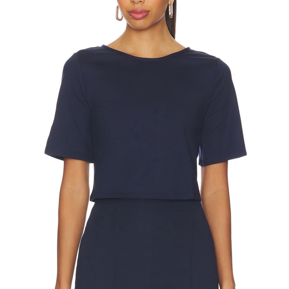 RIPLEY RADER PONTE KNIT SHORT SLEEVE TOP EXTENDED